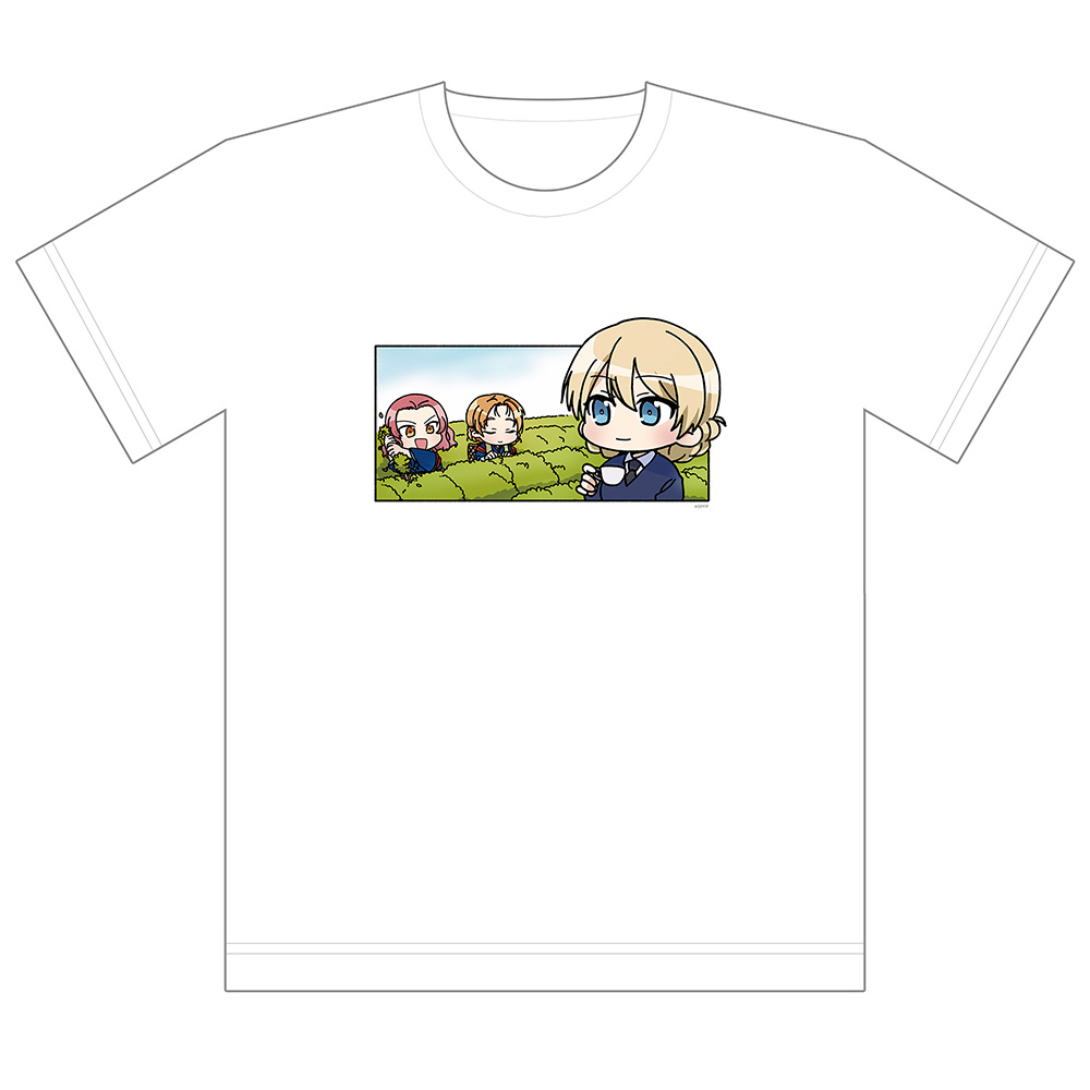 ガールズ&パンツァー　聖グロリアーナ　シャツ　サマーセーター　セット ガールズ＆パンツァー 最終章]Tシャツ（聖グロリアーナ女学院／茶摘み）