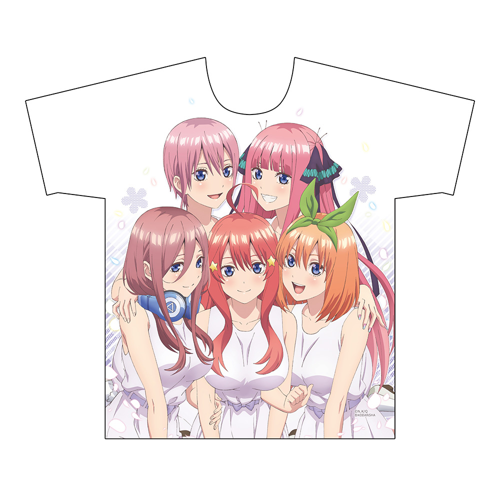 五等分の花嫁]フルグラフィックTシャツ（集合）