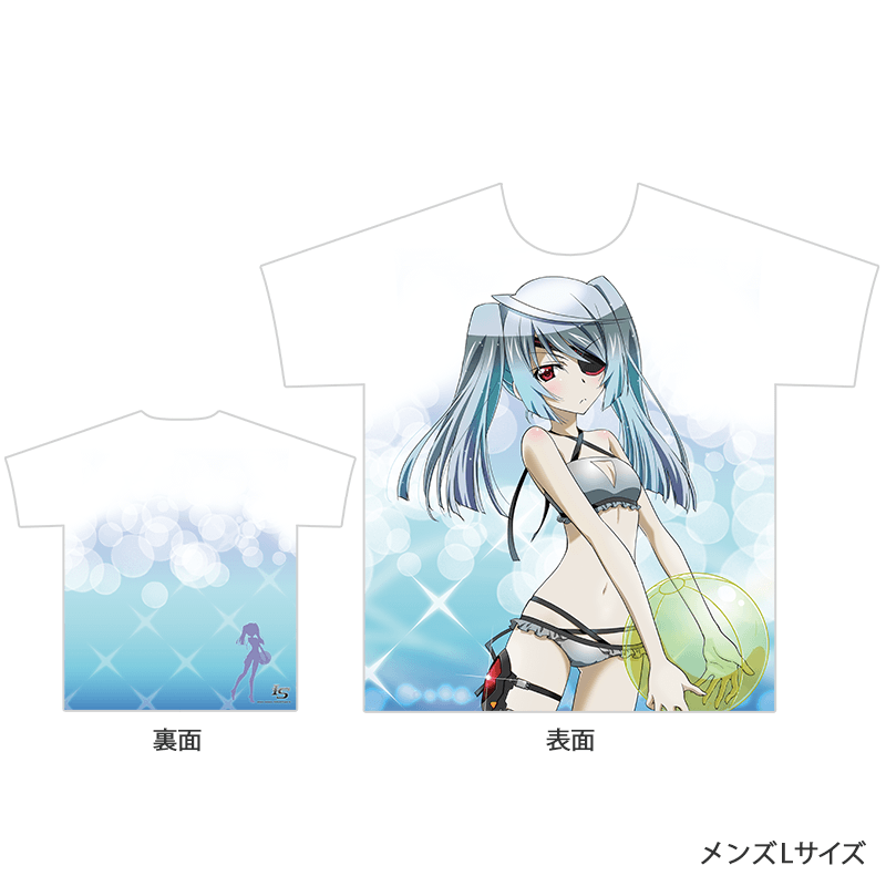 IS 〈インフィニット・ストラトス〉 Tシャツ Lサイズ 漫画 アニメ ゲーム IS＜インフィニット・ストラトス＞]描き下ろしフルグラフィックT