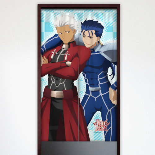 Fate/stay night[Unlimited Blade Works]]のれん(アーチャー＆ランサー)