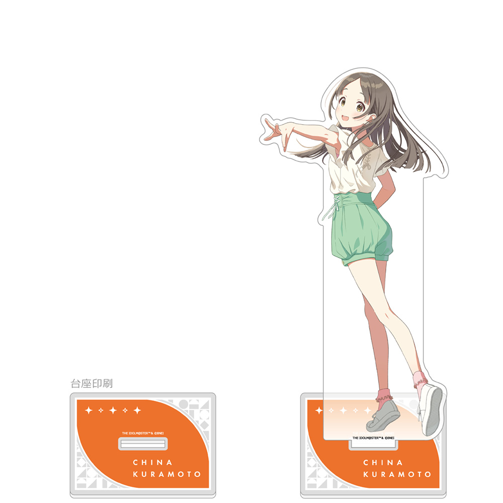 学マス マルイ 有楽町 A賞 倉本千奈 特大アクリルフィギュア アクリルスタンド 学園アイドルマスター]特大アクリルスタンド（倉本千奈／トレーニング服）