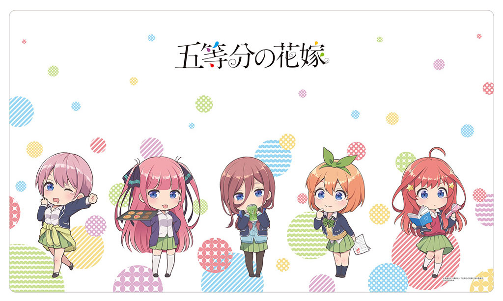 五等分の花嫁 ラバーマット ミニキャラ