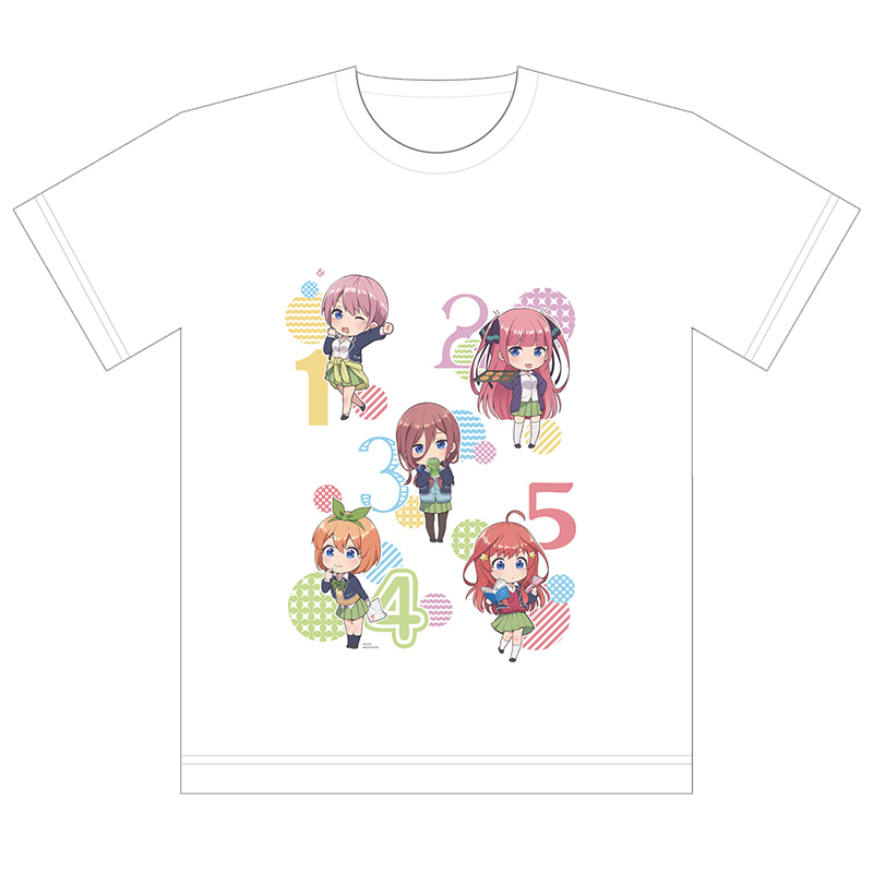 [五等分の花嫁]フルカラーTシャツ（ミニキャラ）