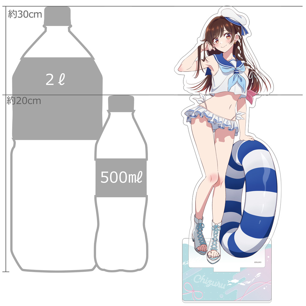 彼女、お借りします]描き下ろし特大アクリルスタンド（水原千鶴