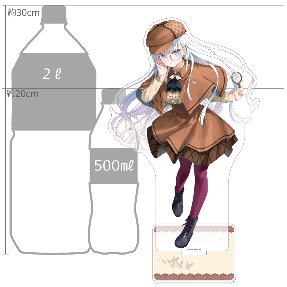 A4特大 限定 とろたん アクリルスタンド i-collection Summer Pockets REFLECTION BLUE]特大アクリルスタンド（鳴瀬しろは